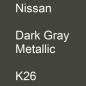 Preview: Nissan, Dark Gray Metallic, K26.